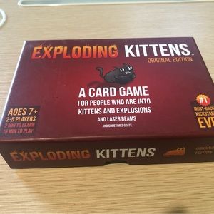 Exploding kittens card game
